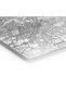 Paris City Map Metal Poster - Magnetic Wall Art Print - 3