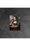 Mona Lisa Eating Pizza Pop Art Metal Poster - Magnetic Wall Art Print - 4