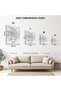 Amsterdam City Map Metal Poster - Magnetic Wall Art Print - 8