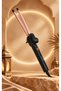 Thin Barrel Curling Iron, Pink Twin Ceramic Barrels Hair Curler, Spring Clamp Professional Hair Styling Wand for Tight Small Curls - 2