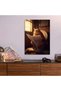 Cat with Newspaper Funny Metal Poster - Magnetic Wall Art Print - 5