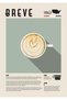 Breve Coffee Metal Poster - Magnetic Wall Art Print