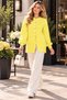New Season Women's Buttoned Pique Knitted Cardigan - 3