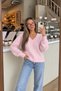 Women's V-Neck Soft Textured Knit Sweater - 3
