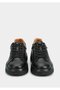 Black Leather Men's Sneaker - 3