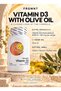 Vitamin D3 4000 IU (100 mcg), High Strength Supplement for Bone, Teeth, Immune & Muscle Support, Calcium Absorption, with Olive Oil, 60 Softgel Capsules, Made in Latvia - 5