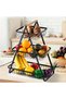 3-Layer storage rack, Fruit Storage rack, Vegetable Rack, Bread Display Stand for Kitchen, Fruit Bow - 2