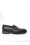 Italian Style Internal and External Natural Leather Antique Men's Shoes Black T15218-01 - 3