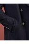 Slim Fit Double-Breasted Side Pocket Metal Buttoned Men's Coat Navy Blue T20211-02 - 8