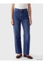 Lcw Modest Indigo Denim Straight & Regular Waist Straight Leg Women's Jean Pants - 2