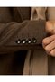 Slim Fit Pointed Collar Side Pocket Cashmere Men's Coat Brown T20212-03 - 5