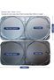 Car Windshield Sunshade for Car Sunshade Front Window Windscreen with Storage Pouch (Standard) - 3