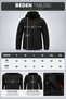 Unisex Removable Hooded Softshell Coat Wind-Resistant Zippered Outdoor Jacket - 5