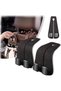 Car Seat Leather Hooks for Headrest, 2 Pack, 2-in-1 Multi-Functional Double Headrest Hooks, Ideal fo