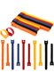 100PCS Reusable Cable Zip Ties, 8-inch &6-inch cord ties, Multi-Purpose Hook& Loop cable management