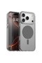 Case Compatible with Apple iPhone 18 Pro Max, New Generation Magsafe Supported Cover with Velvety Buttons, Light Gray