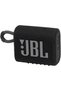 Go 3 Portable Waterproof Speaker with Pro Sound, Powerful Audio, Punchy Bass, Ultra-Compact Size, Dustproof, Wireless Bluetooth Streaming, 5 Hours of Playtime - Black, JBLGO3BLK
