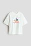 Oversized printed T-shirt