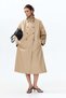 Funnel-collar trench coat - 4