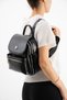 Women's Backpack Multi-Compartment Zippered Adjustable Strap Faux Leather Daily Stylish Functional Water-Resistant Backpack - 2