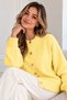 Buttoned Knitwear Cardigan N525 Lemon Yellow - 3