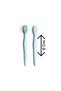 Disposable Waterless Self-Paste Toothbrush - Tongue Cleaner - with Toothpick - 3in1 20Pcs - 4