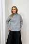 High-Neck Knitwear Sweater 94-3065 - 3