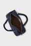 Cylinder-Shaped Hand and Shoulder Bag-Dark Blue - 5