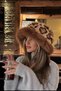 Women's Leopard Plush Hat