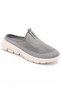 Noka Nina Linen Comfortable Flexible Sole Closed Sabo Women's Slippers - 5