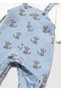 Baby Boy Jumpsuit with Badge Light Blue - 5