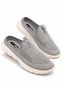 Noka Nina Linen Comfortable Flexible Sole Closed Sabo Women's Slippers - 6
