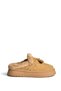 Z357171661 Mink Suede Genuine Leather Fur Women's Moccasin Slippers - 7