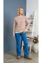 Women's Striped Sweatshirt Relaxed Fit
