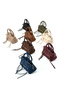 Luther Model Suede Taba Women's Hand and Shoulder Bag - 3