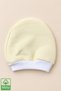 Unisex Baby Quilted Ecru Cuffed Cotton Newborn Baby Beanie Single