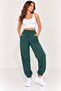 Women's Modal Fabric High Waist Elastic Waistband Pockets Relaxed Fit Elastic Cuffs Jogger Sweatpants - 4
