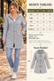 Hooded Comfort - Women's Long Jacket with Adjustable Waist and Pockets - 6