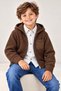Boy's Knitwear Sweater, Hooded Shirt and Trousers 3-Piece Set for Holidays - 4