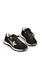 Z312516661 Black Genuine Leather Suede Women's Sports Shoes Sneakers - 5
