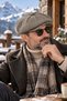 Men's Cap Peaky Blinders Stamped Fabric Hat Cap - 3
