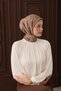 Women's Camel Ethnic Shawl Pattern Velora Scarf 161048-12