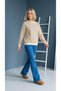 Women's Striped Sweatshirt Relaxed Fit - 5