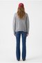 Women's Premium Ripped Detailed Oversize Knitwear Sweater - 3