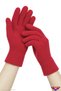 Winter Red Soft Textured Plush Comfortable Use Warm Protective Cold-Resistant Luxury Gloves