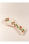 Strawberry Patterned Handmade Ceramic, Embossed Large Size Spoon Holder - 2