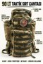 90 Lt Tactical Backpack Khaki Camouflage Patterned Multi-Pocket Military Outdoor Model