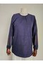 Women's Lycra Blouse for Middle Age and Above, Winter Mom's Combed Cotton Blouse, New Season, Embroidered Sleeves, Elastic Sleeves - 7