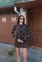 Baklava Pattern Buttoned Knitwear Cardigan-Brown Brown - 4