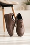 Women's Thick Soled Sneaker Stopper Lace-Up Casual Shoes - 2